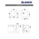 BLANCO SUBLINE 500-U 527353
