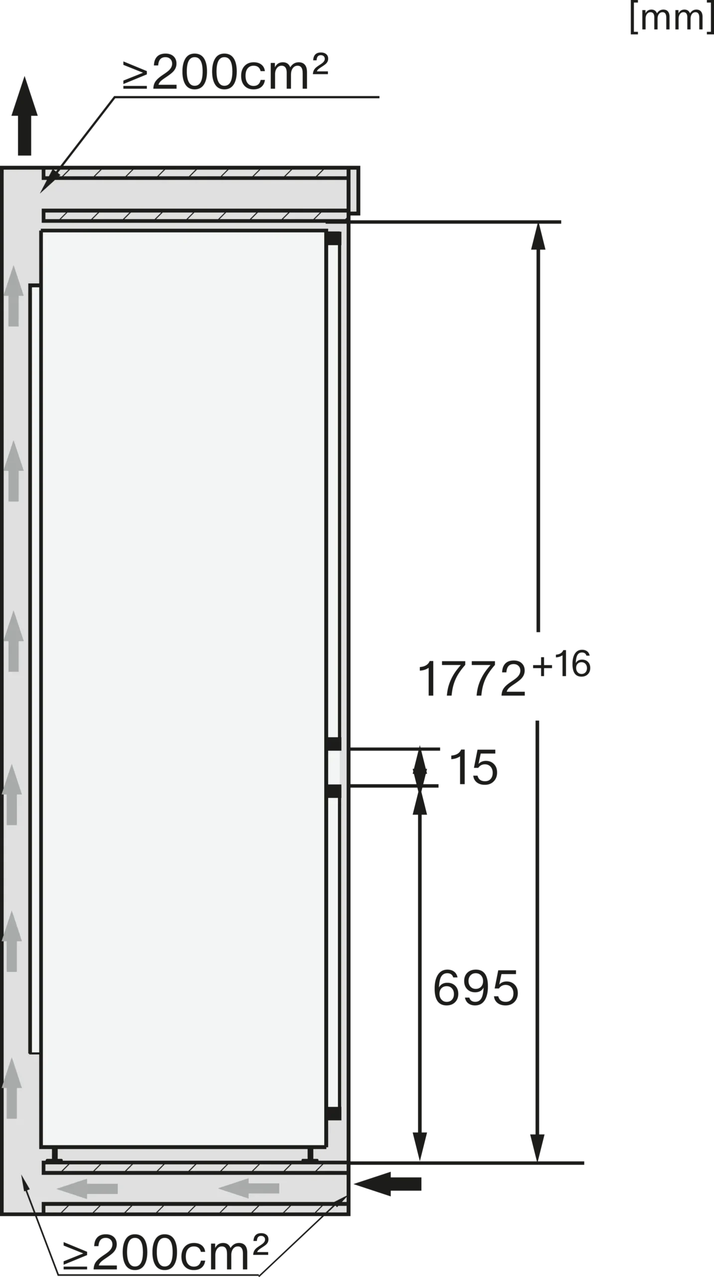 Miele Hladilnik z zamrzovalnikom KFN7744C - slika 3