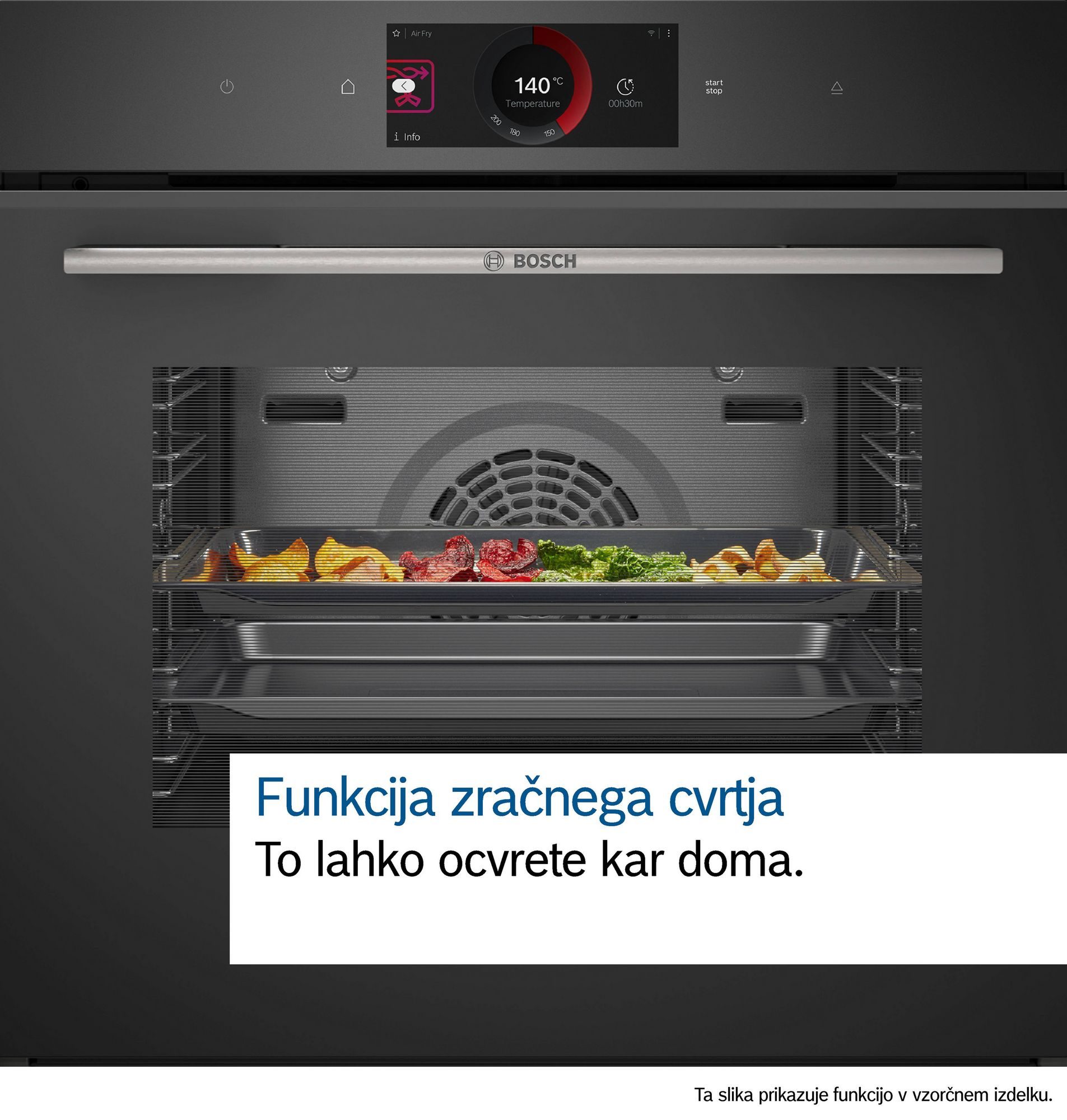 BOSCH Accent Line Pečica z dodajanjem pare HRG978NB1 - slika 9
