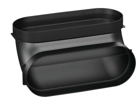 EFBV90 Bora Ecotube koleno ploščato vertikalno