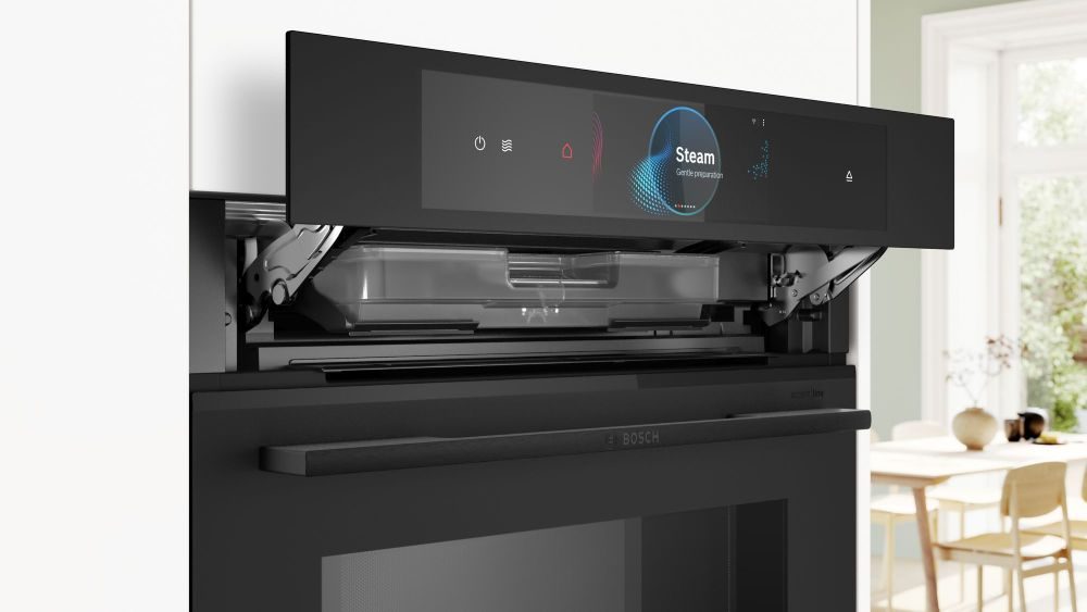 Bosch kombinirana pečica Accent Line z mikrovalovi in dodajanjem pare HNG978NM1 Matt Black - slika 6