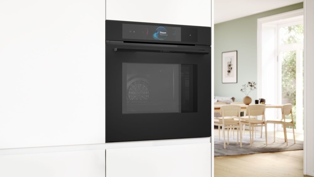 Bosch kombinirana pečica Accent Line z mikrovalovi in dodajanjem pare HNG978NM1 Matt Black - slika 7