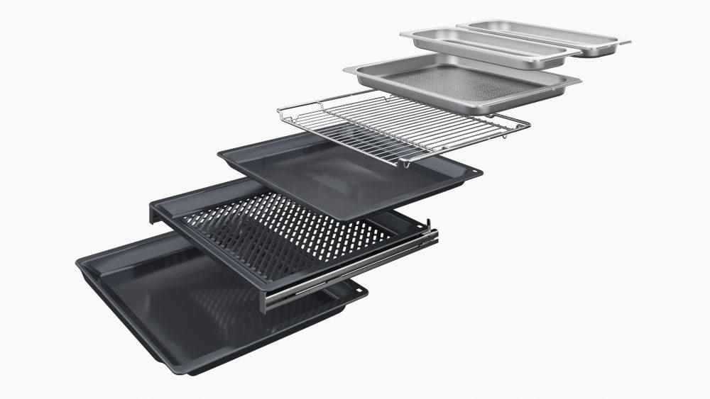 Bosch pečica Accent Line s funkcijo pare HSG938EM1 Matt Black - slika 5