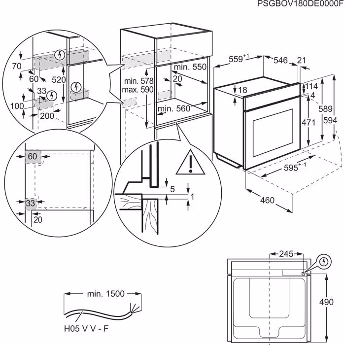 AEG Parna pečica NBB8S731AT - slika 5