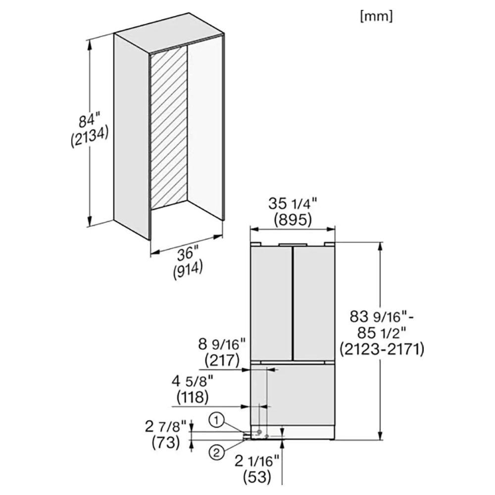 Miele vgradni hladilnik KFMC3844 FD MaterCool - slika 9