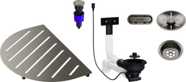 BLANCO Set OOVALON cedilo in Infino Satin Platinum 527997