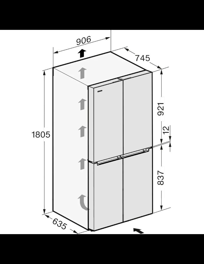 Miele hladilnik KFFD6741 Edst/Clst - slika 6