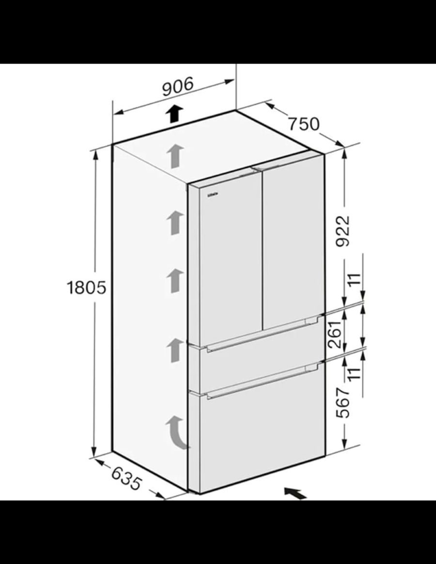 Miele hladilnik KFFD6867 Obsw/Matt - slika 6