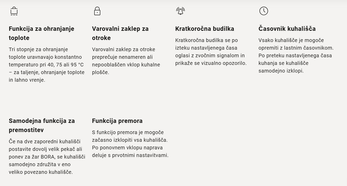 Bora PUXUMR X PURE MAX, indukcijska plošča z napo-obtočna izvedba - slika 9