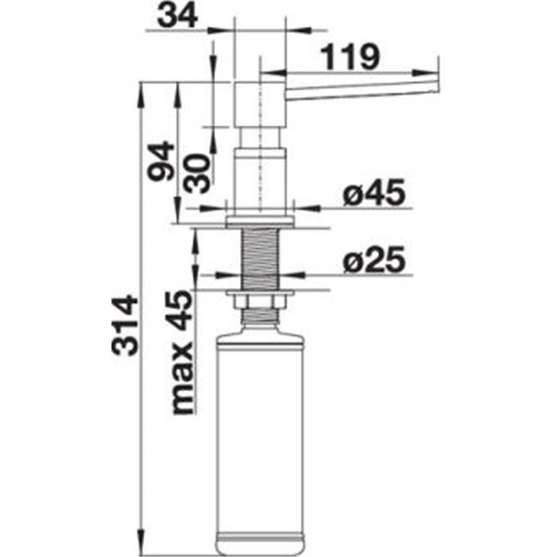 BLANCO DOZIRNIK LATO 526177