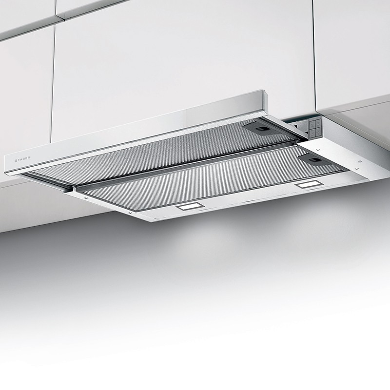 Vgradna izvlečna napa FLEXA NG GLASS LUX WH A60